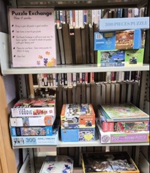 Puzzle Exchange at the Eureka Library!