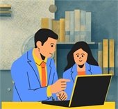 Tech help at the library. 