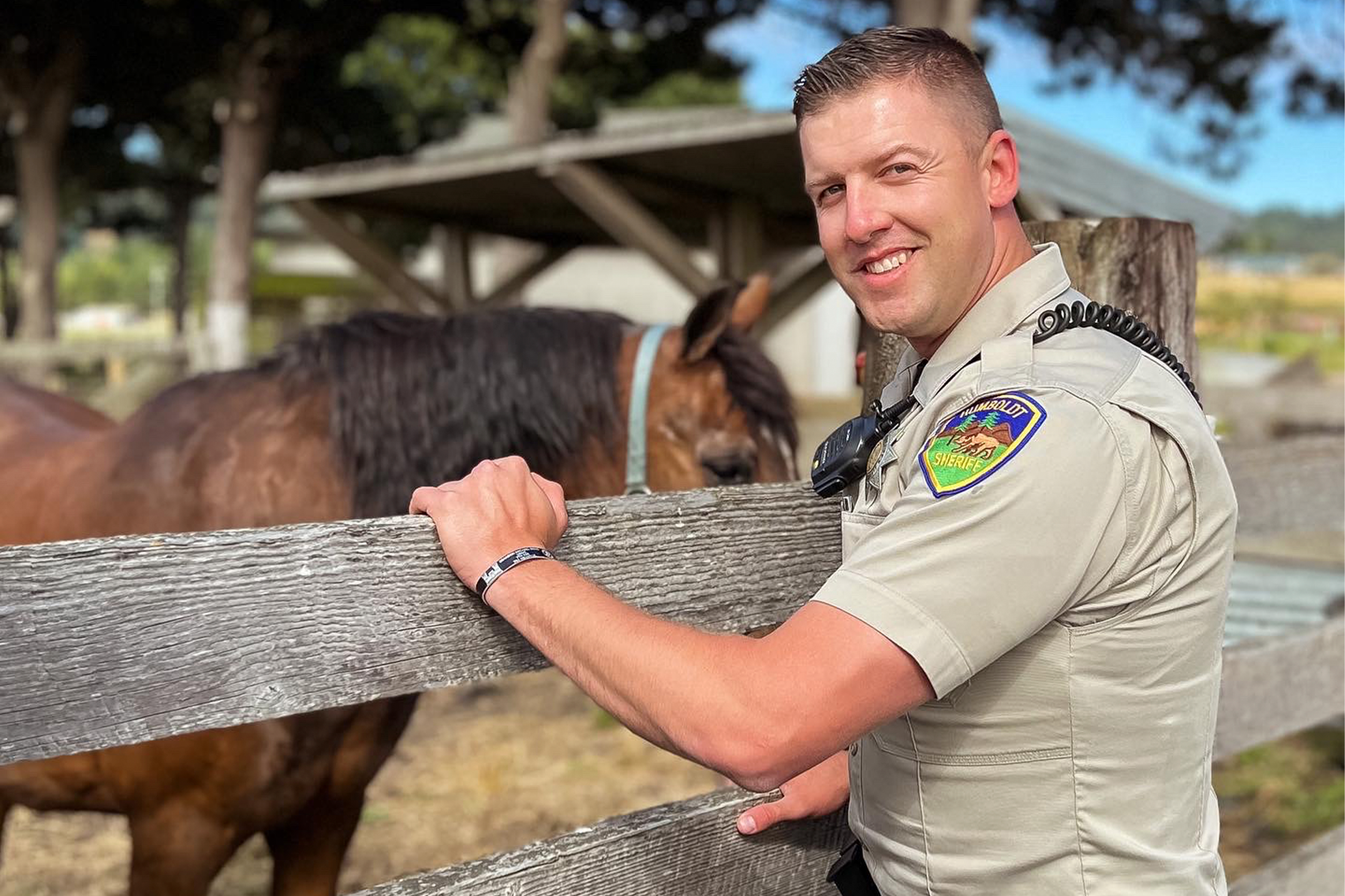 Deputy with horse