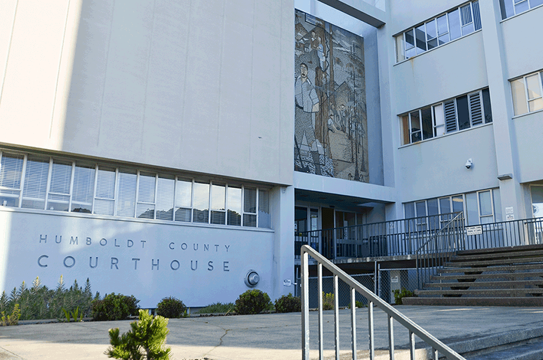 Front of Humboldt County Courthouse