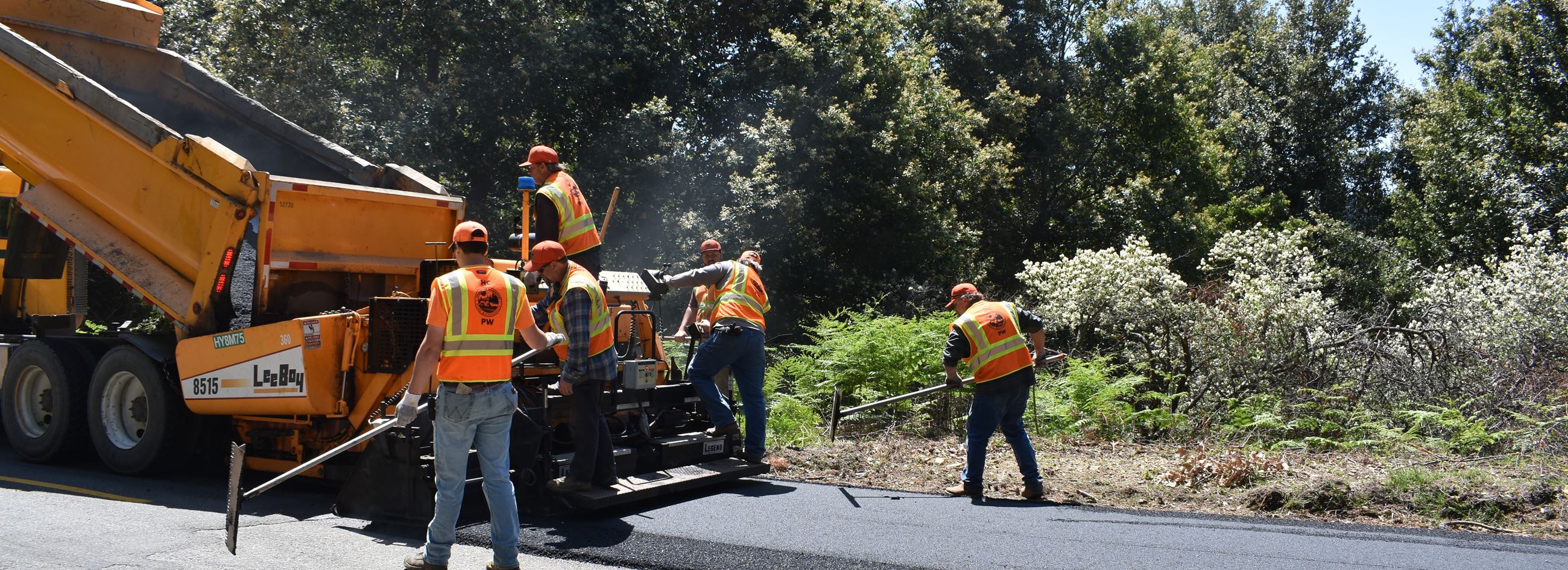 Paving Shelter Cove Rd.
