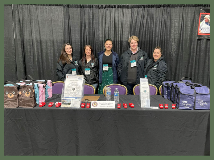 Victim Witness Giving out backpacks at MMIP