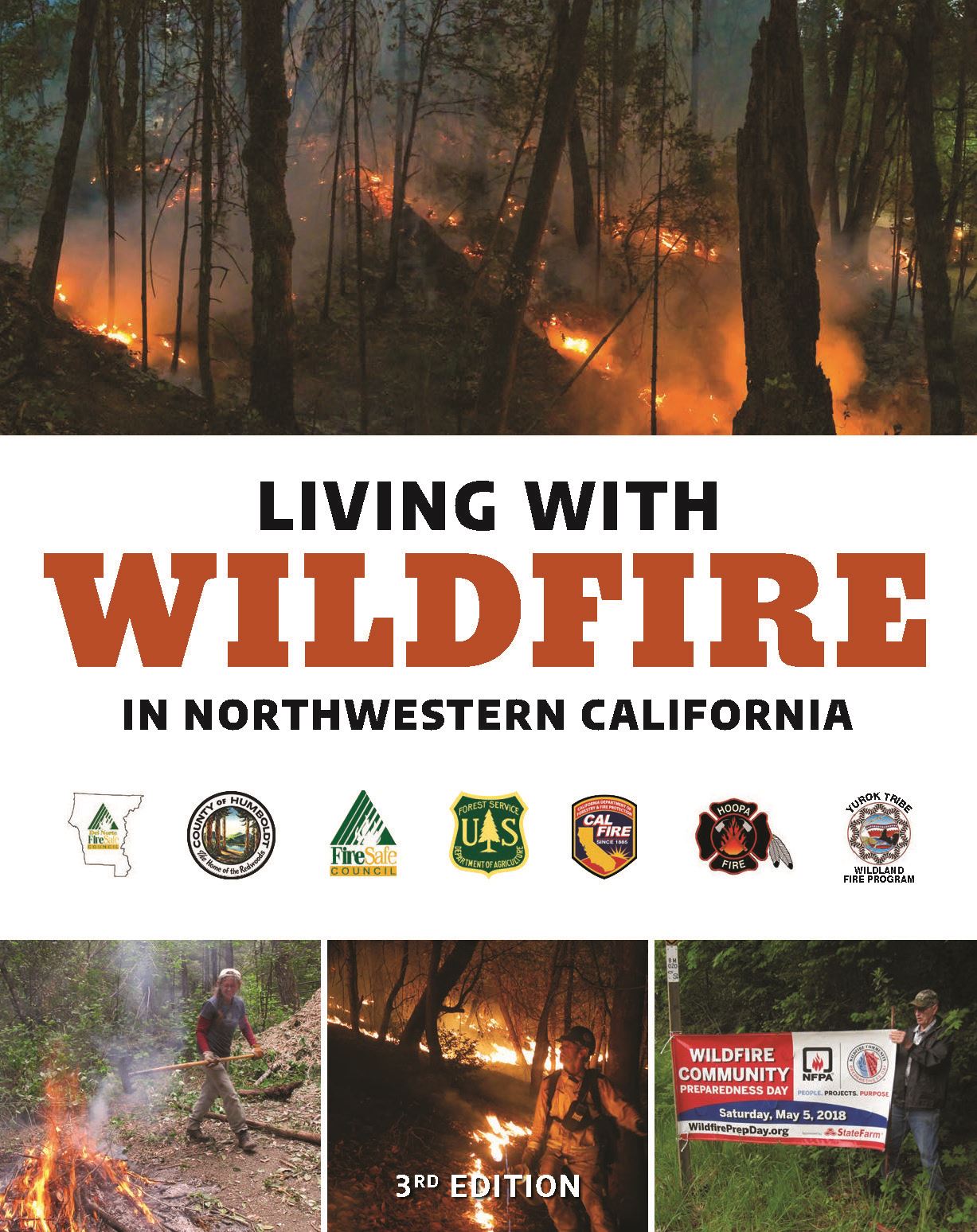 Cover, Living with Wildfire in Northwestern California 3rd Edition