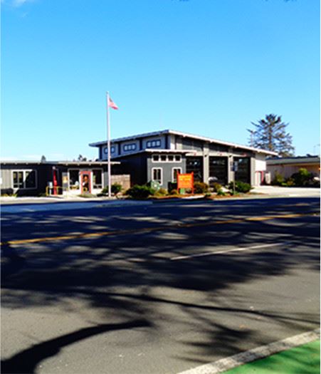 Exterior of Fire Station