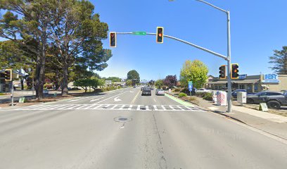 Intersection of Hiller Road at Central Avenue, McKinleyville 