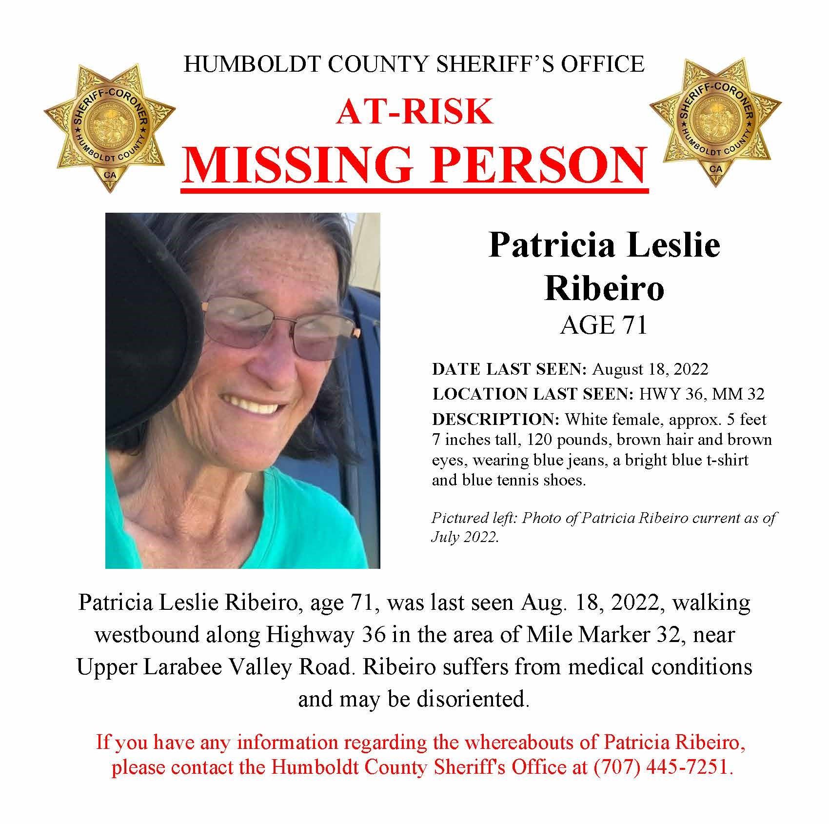 missing person ribeiro edit