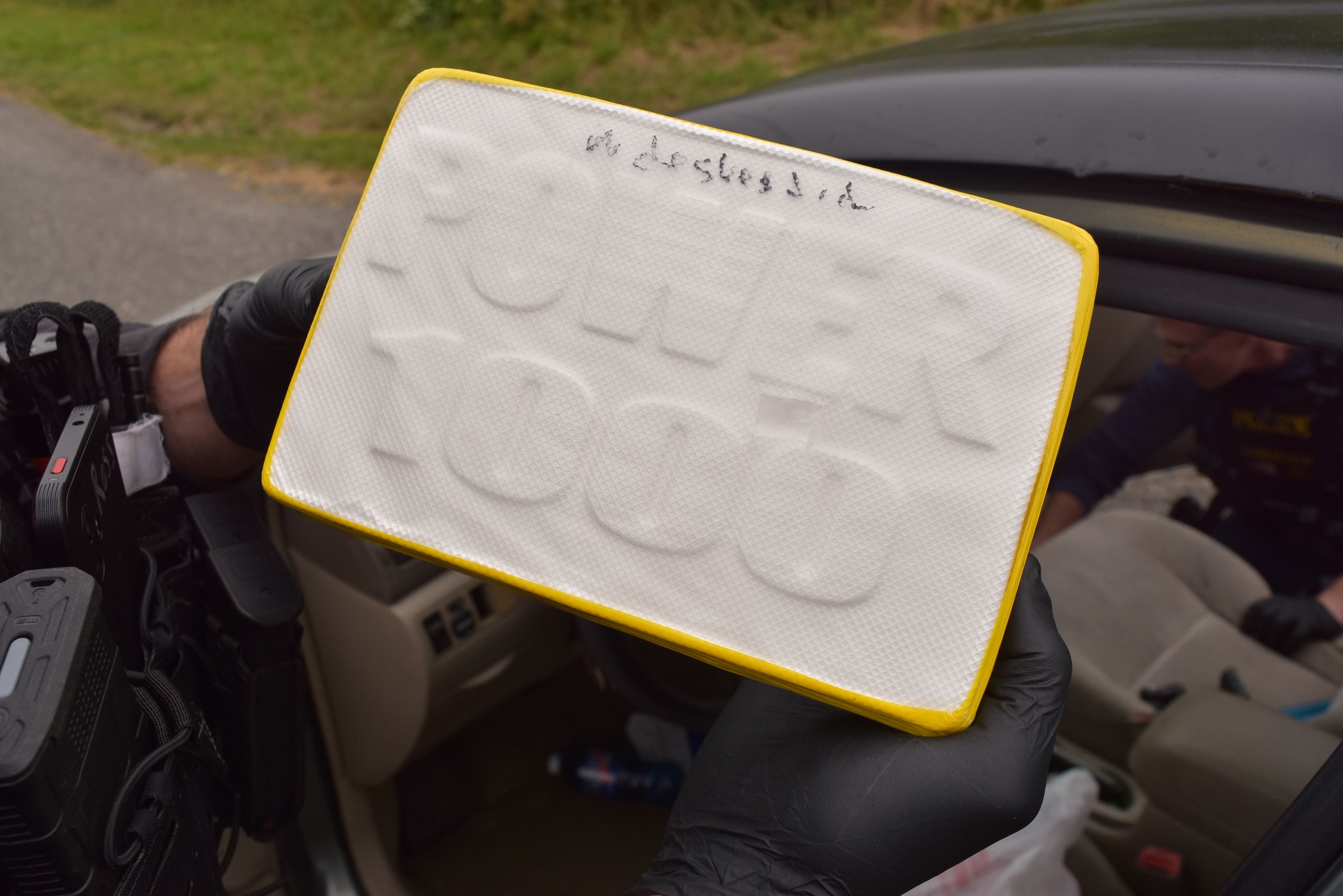 Back of Fentanyl/Cocaine Package