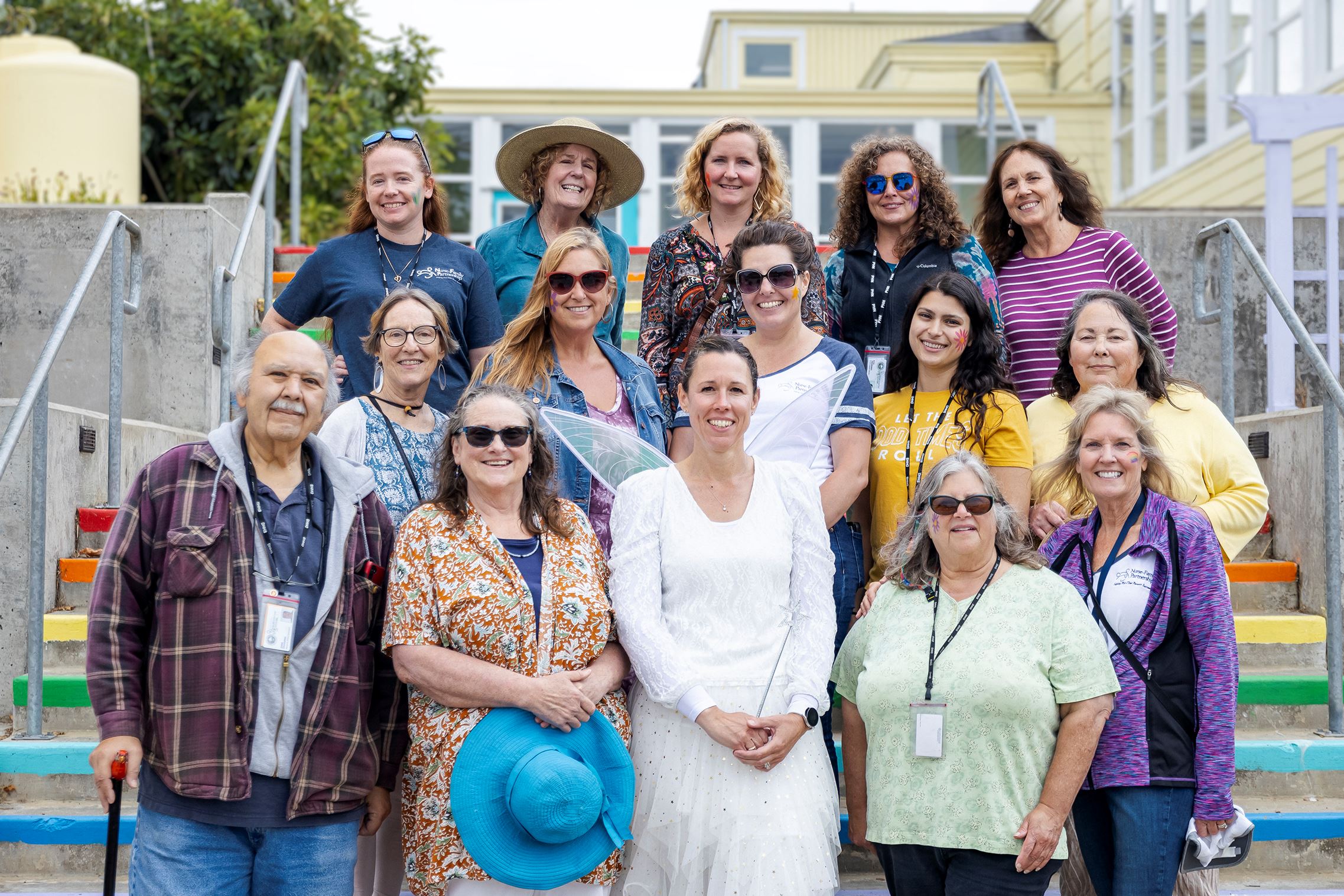 Humboldt County DHHS’s Nurse-Family Partnership team gathers for a group photo with the Tooth Fairy 