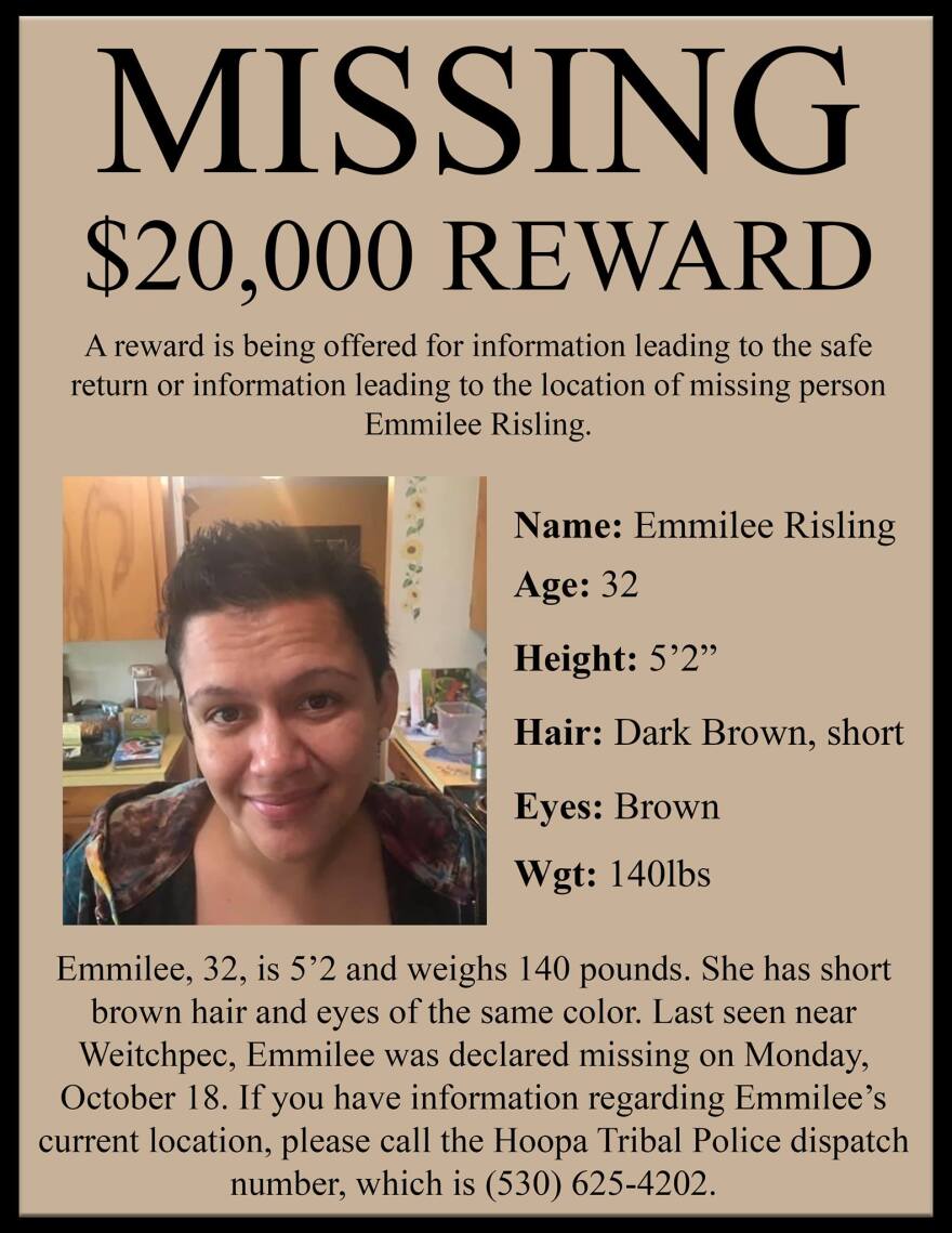 Reward Poster for Emmilee Risling