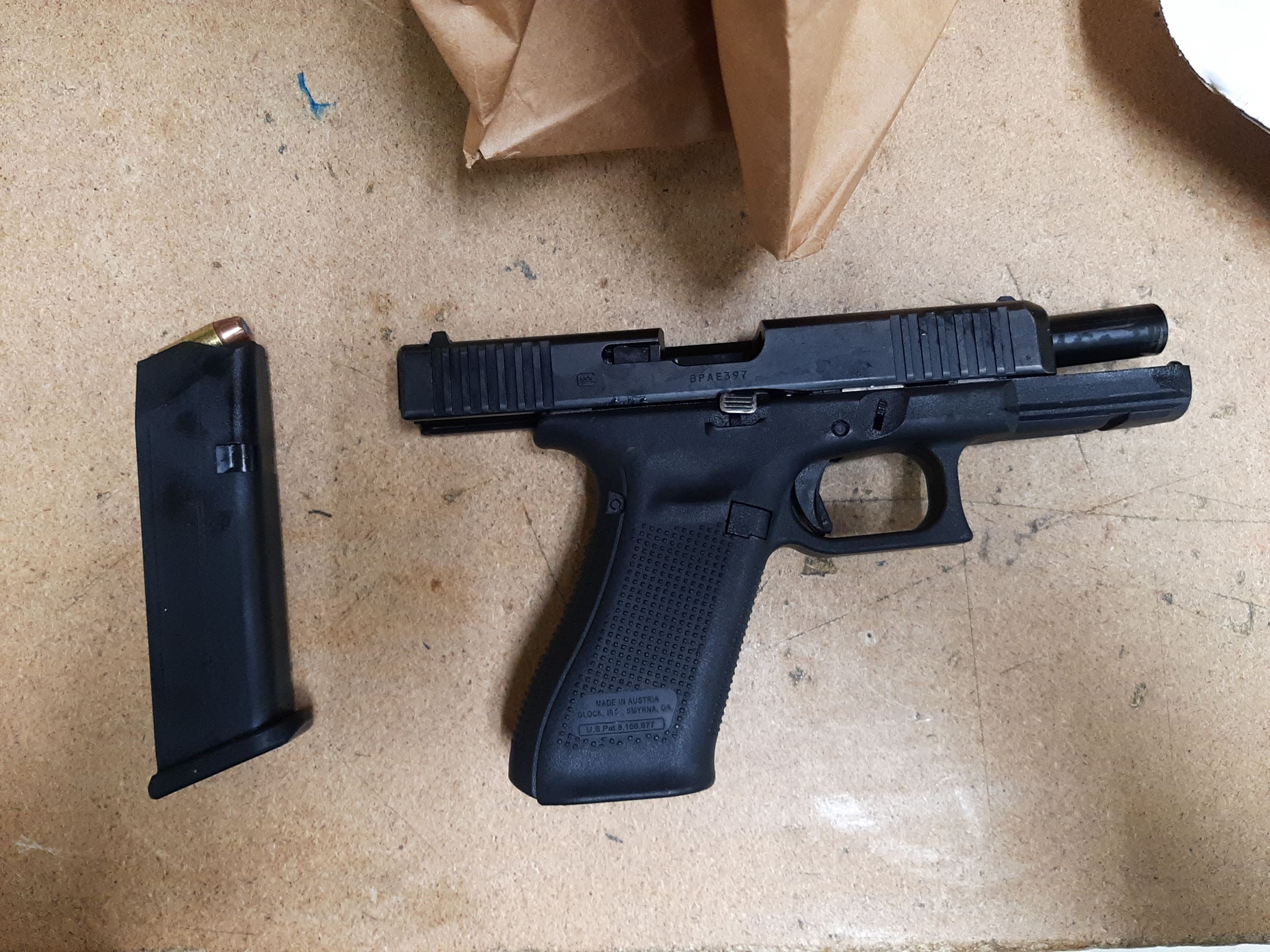 Pictures of the semi-automatic handgun