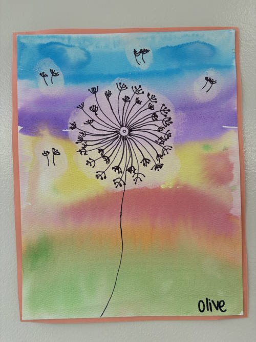 Student Art at the Arcata Library