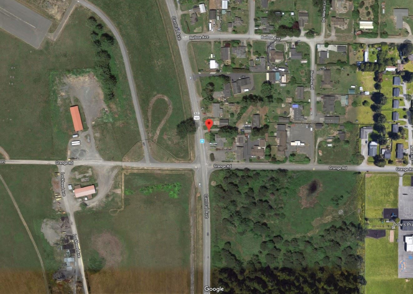 Central Ave at Grange Map