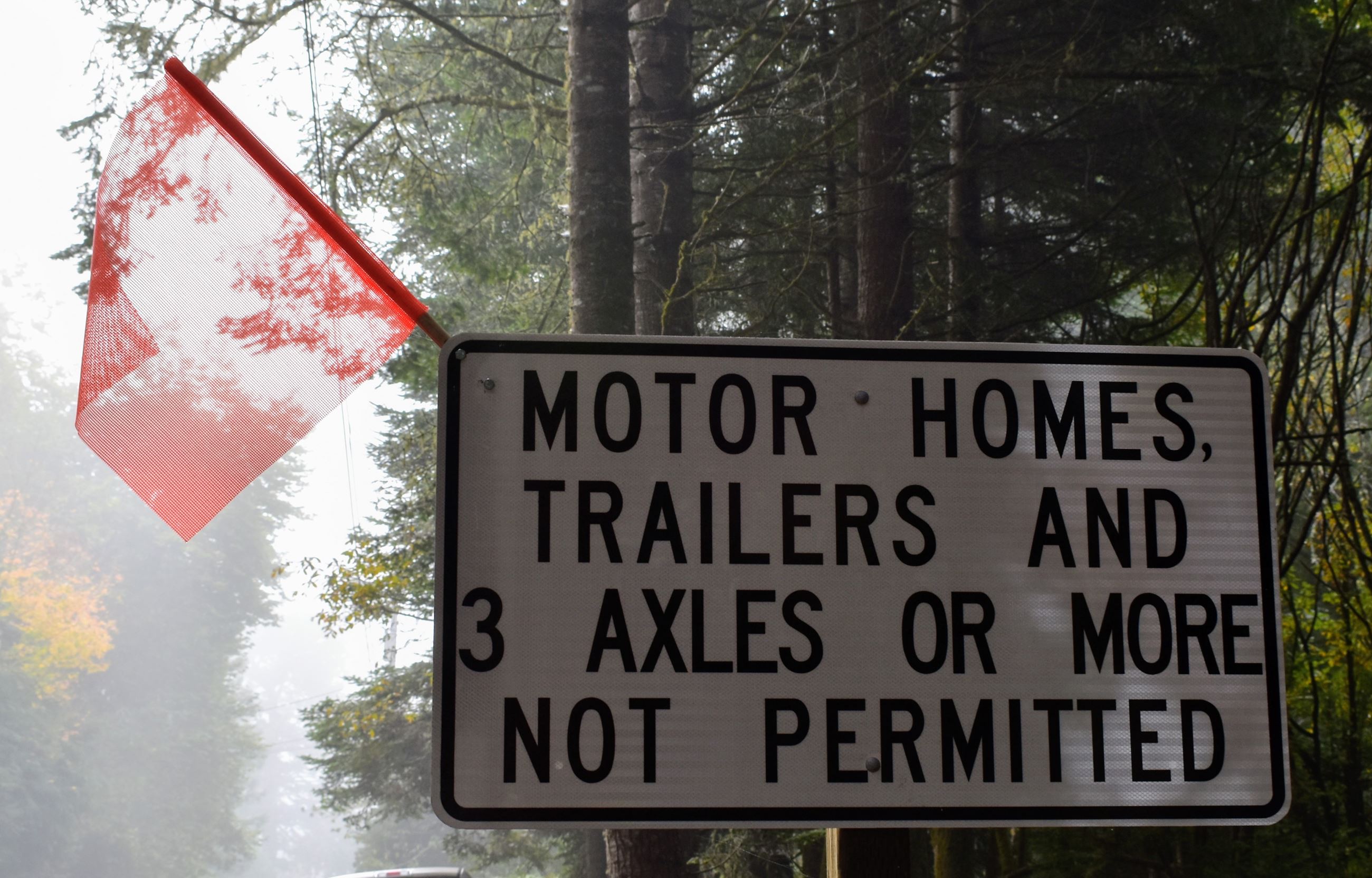 Stagecoach Restriction Sign