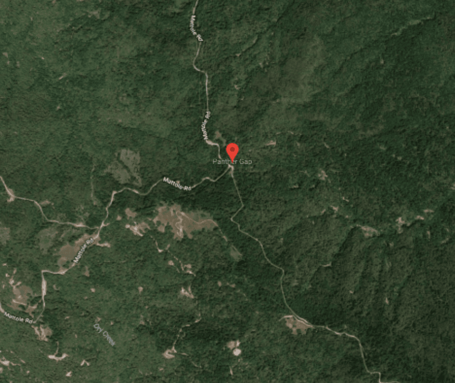 Panther Gap Road Map