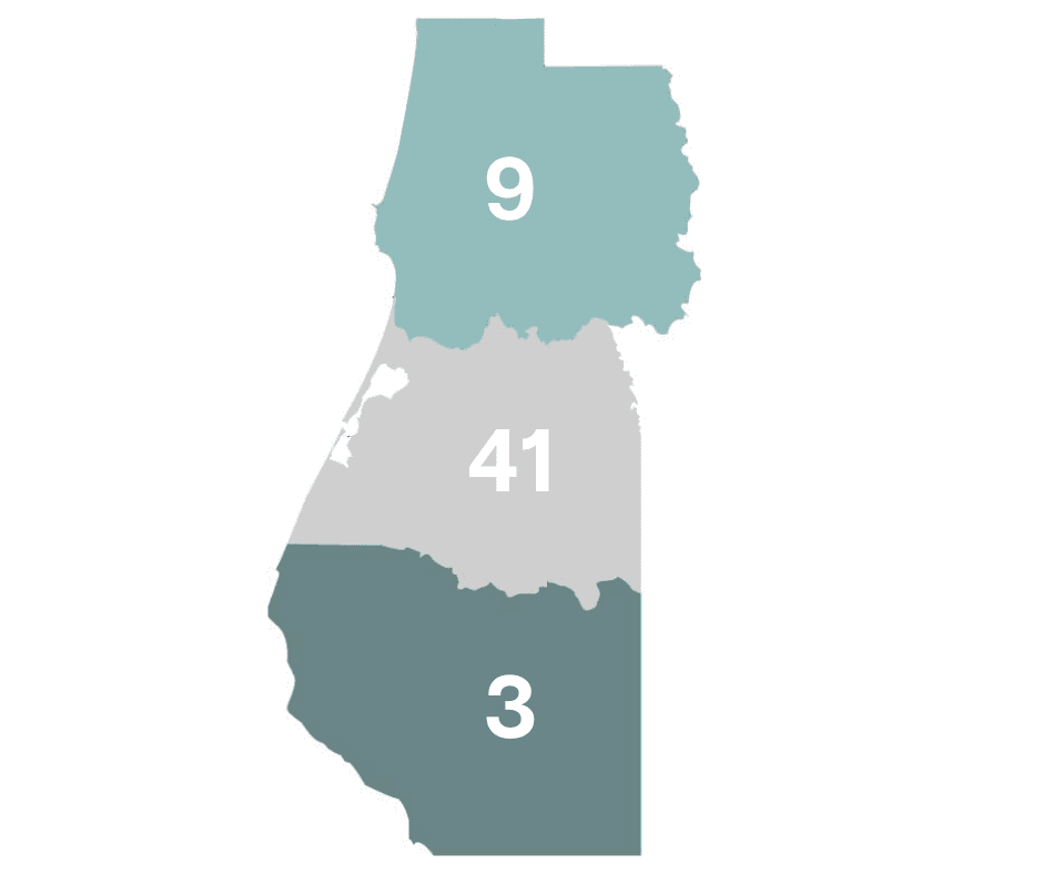 Regional Map Count - April 24, 2020