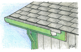 roof gutter
