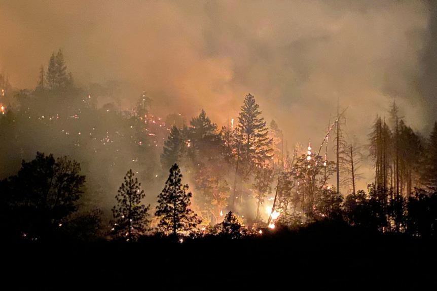 Knob Fire, Willow Creek 